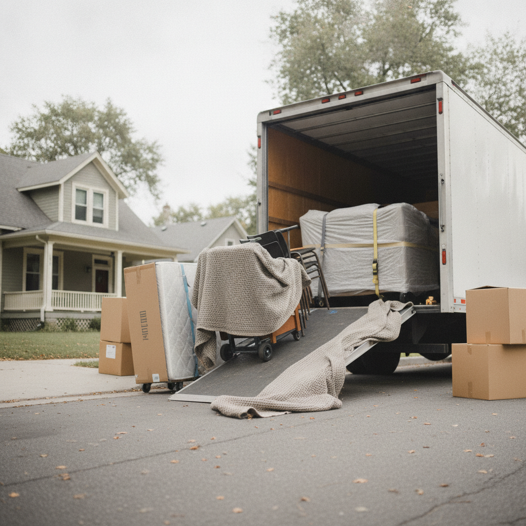 Furniture Moving  - No Face and No Text