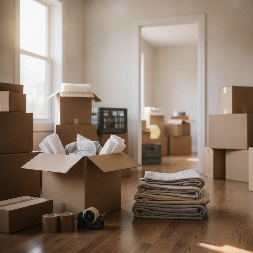 Packing Services - No Face and No Text